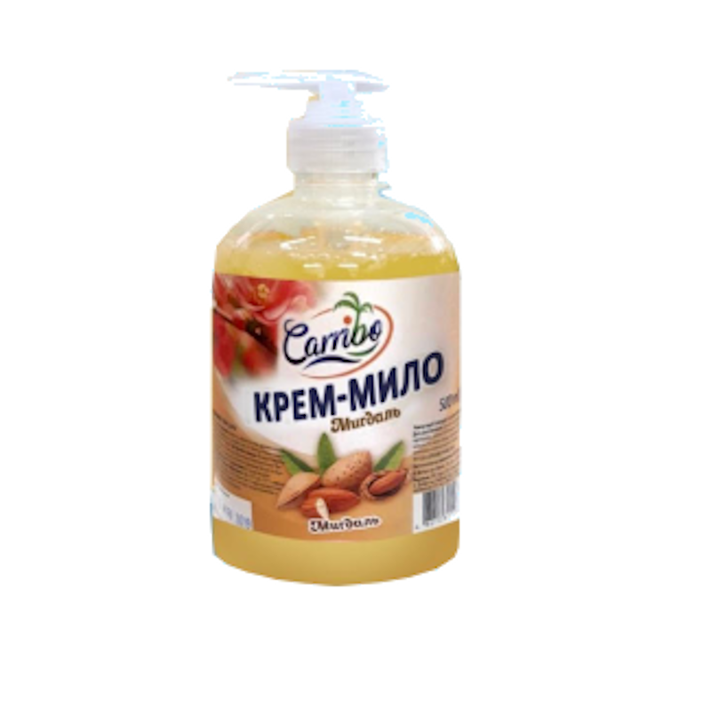 Мило рідке Carribo крем-мило Мигдаль (4821281288603), туалетне, 0,5 л